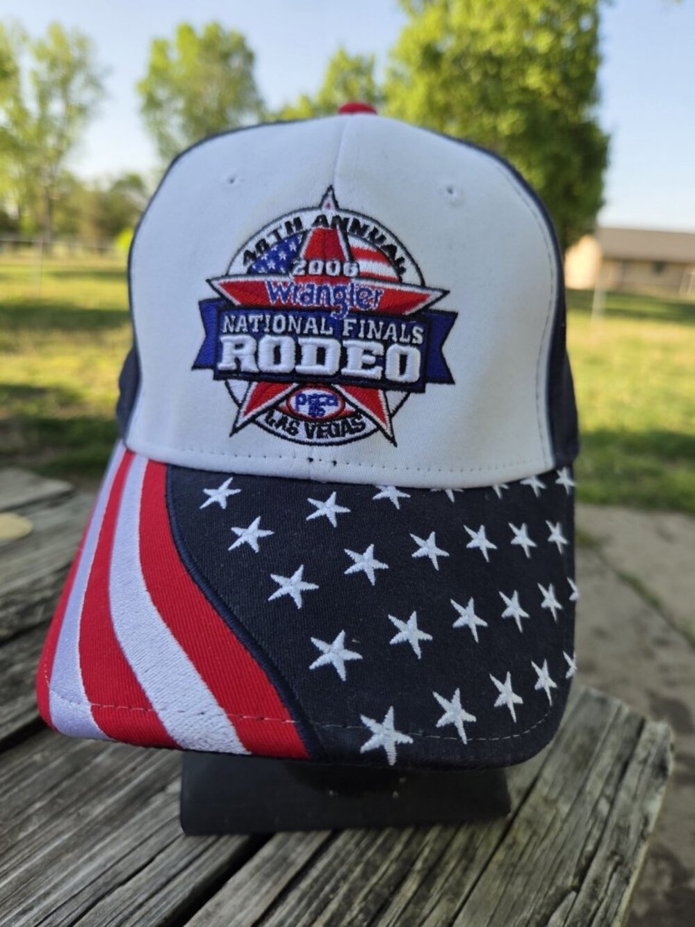 Patriotic NFR National Finals Rodeo 46th‎ annual 2006 Las Vegas Cap Hat